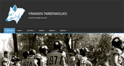 Desktop Screenshot of franken-timberwolves.de