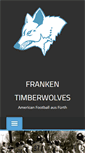 Mobile Screenshot of franken-timberwolves.de